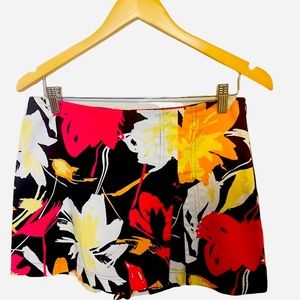CACHE - Vintage Bright Floral Skort.